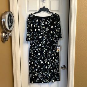 Chaps New Floral dress sz XL